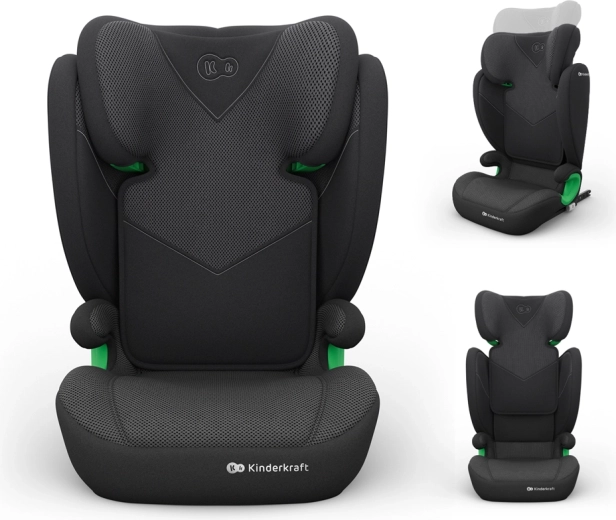 Kinderkraft Junior Fix 2 Plus i-Size car seat 100–150 cm black