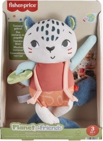 Fisher-Price Planet Friends плюшена пантерка – сетивна играчка за бебета
