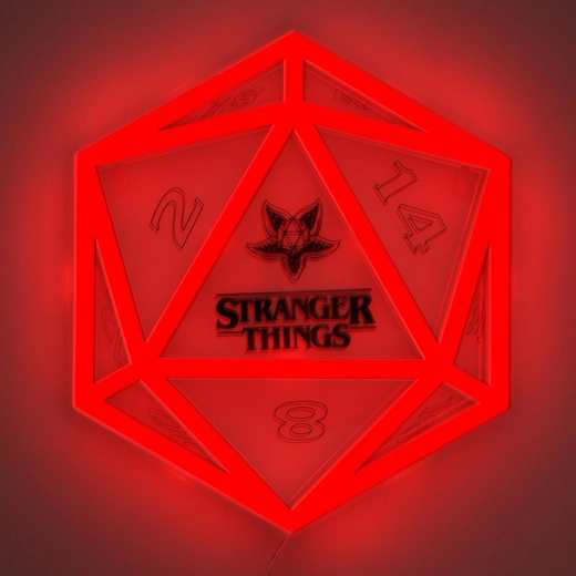 Неонова лампа Stranger Things за стена