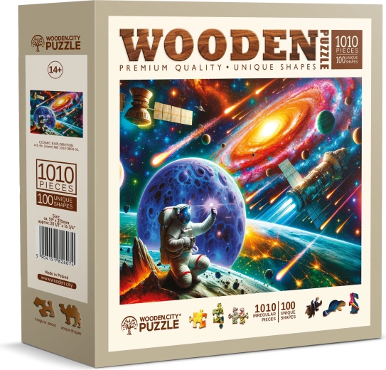 Дървен пъзел WOODEN CITY Откриване на Космоса 1010 части