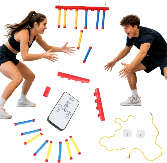 Falling Sticks Reaction Game for 2 Players with Remote Control