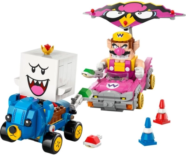 LEGO Super Mario Mario Kart – състезателен комплект Wario и King Boo