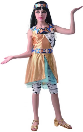 Carnival costume Cleopatra for girls, size M (120–130 cm)