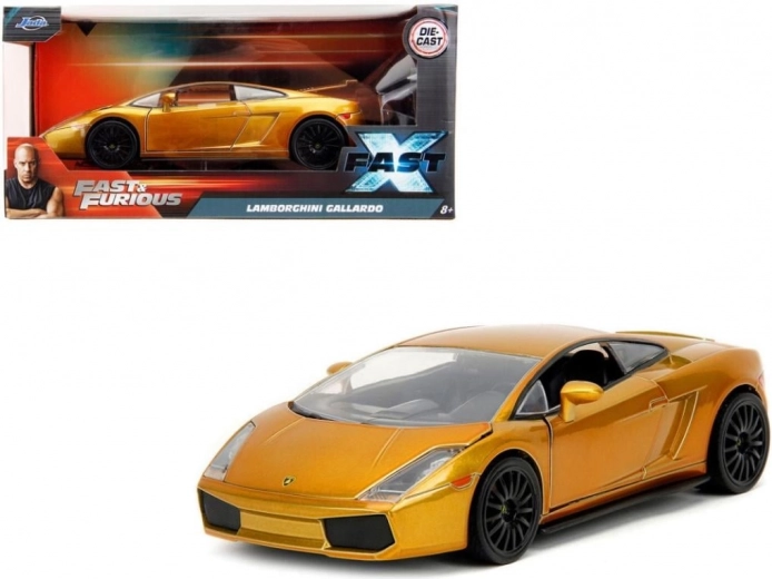 Lamborghini Gallardo 1:24 златно – FAST & FURIOUS