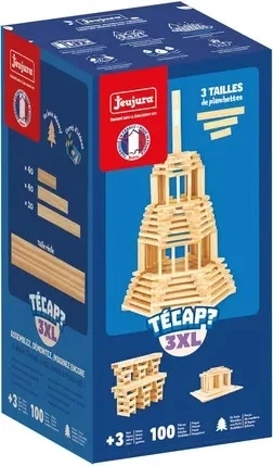 Jeujura wooden construction set Técap 3XL (100 pieces)