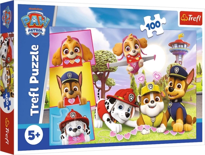 Пъзел 100 части – Безстрашни момичета – PAW PATROL – Trefl