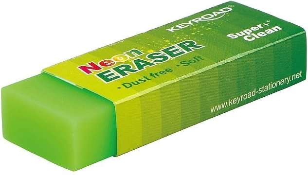 Keyroad Neon Eraser green