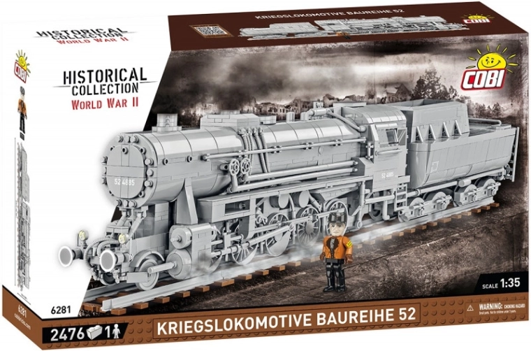 Конструктор на парен локомотив KriegsLokomotive Baureihe 52 1:35 от COBI