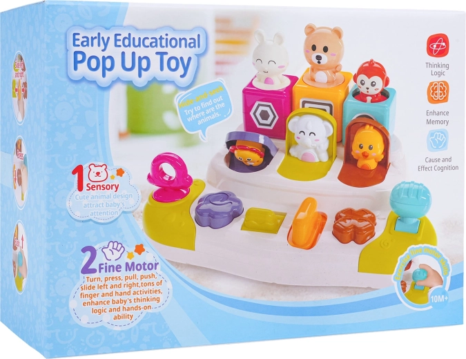 Interactive Pop-Up Animal Toy