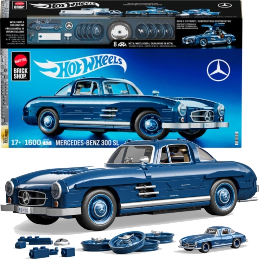 Конструктор HOT WHEELS Mercedes‑Benz 300 SL 1:12, 1600 части