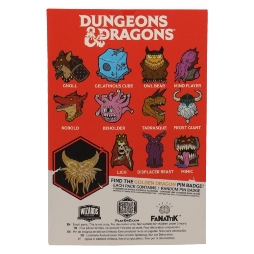 Random collector pin with iconic monsters