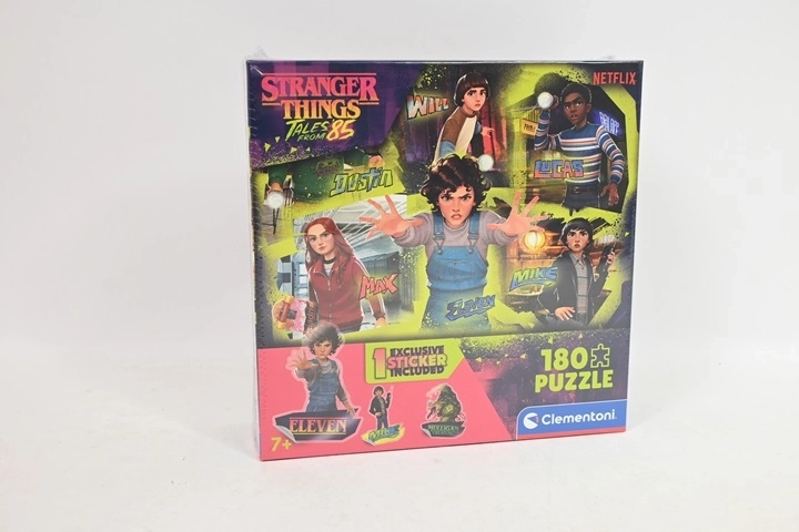 Clementoni Stranger Things puzzle – 180 pieces in a square box