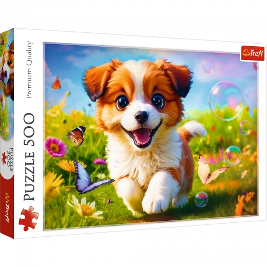 Пъзел „Весело кученце“ 500 части
