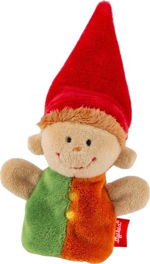Sigikid plush finger puppet (gnome)