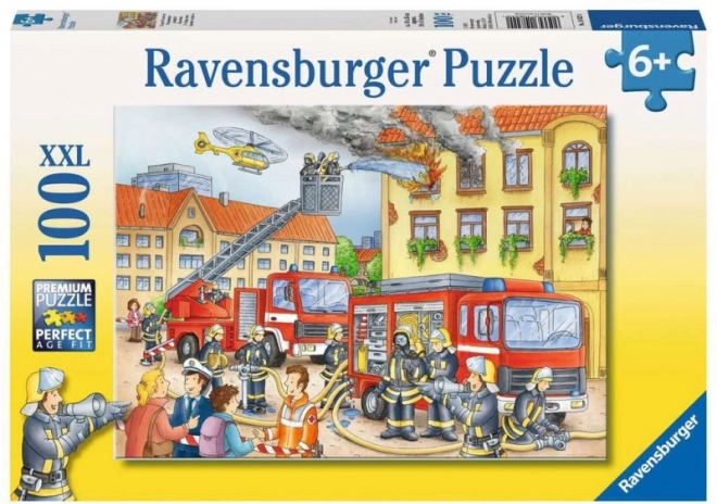 Пъзел Ravensburger пожарникари, 100 части