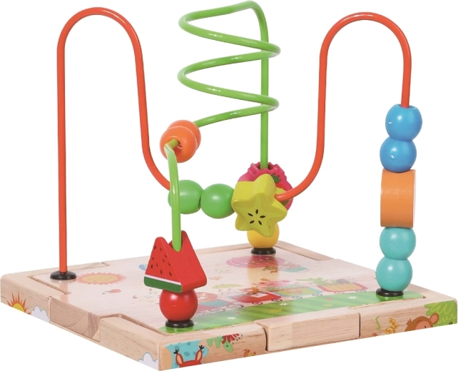 Wire maze for fine motor skills