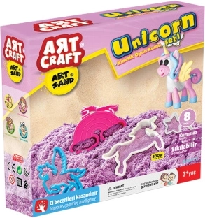Art craft кинетичен пясък еднорози 500 г - 1 брой
