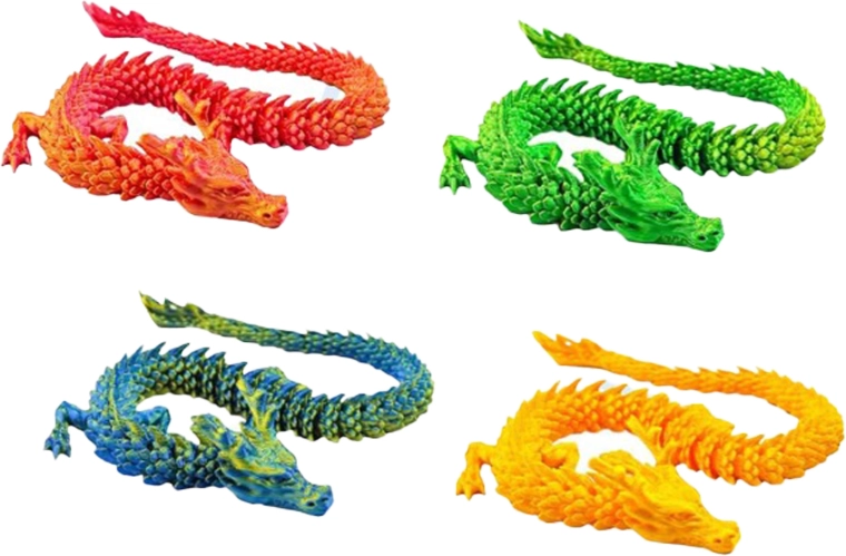 Magic Chinese Dragon 3D 27 cm