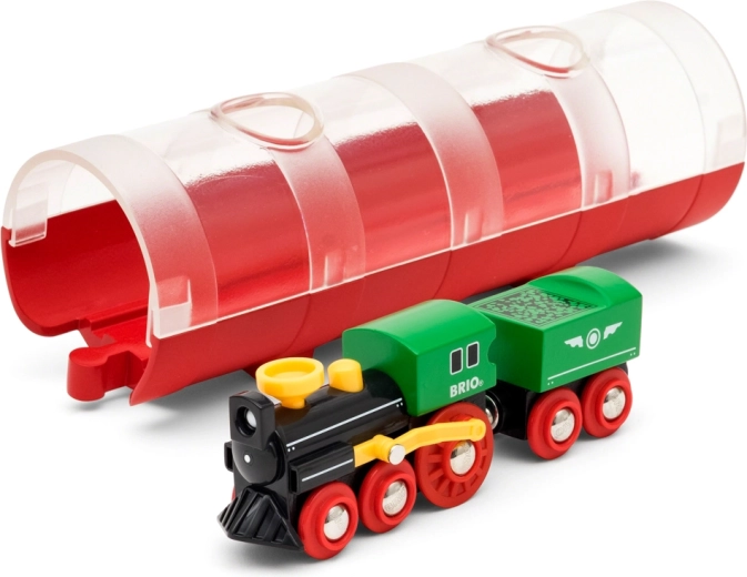 BRIO World тунел и парен влак
