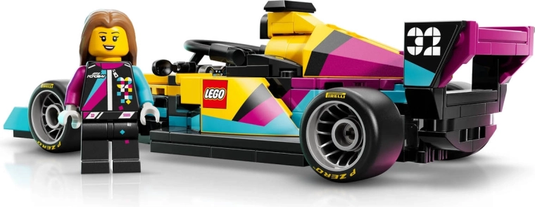Female driver minifigure included
