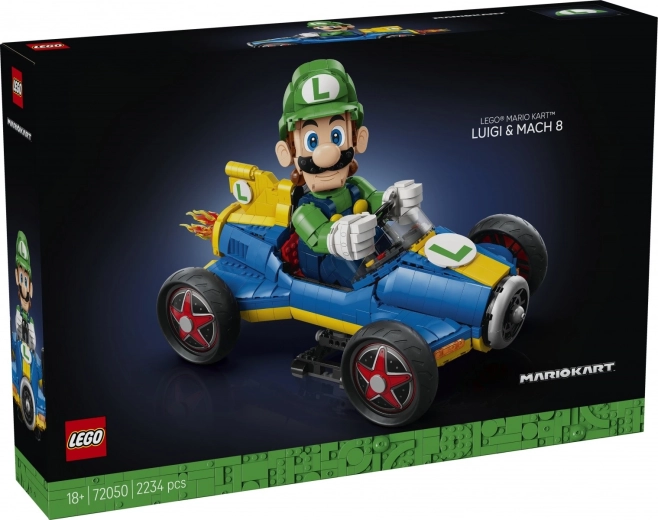 LEGO Super Mario Mario Kart – Луиджи и Mach 8