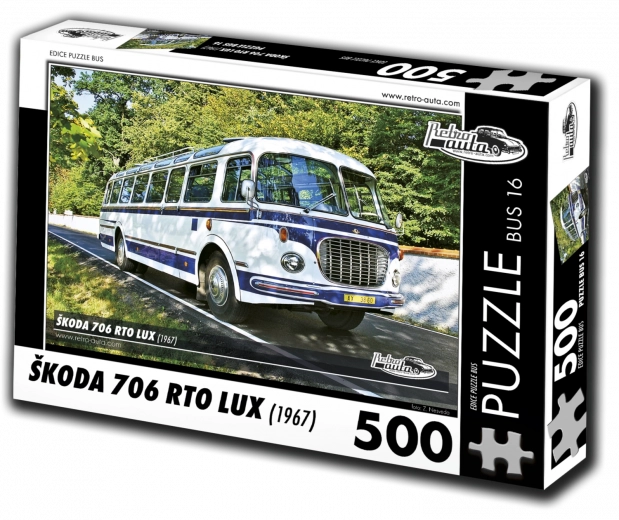 Пъзел RETRO-AUTA автобус Škoda 706 RTO LUX 500 части
