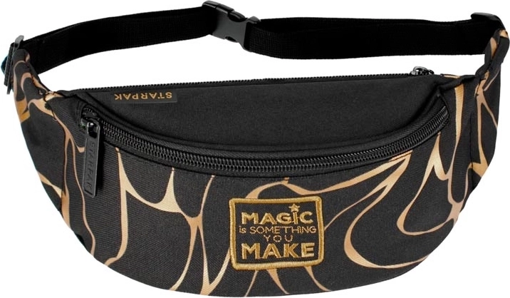 STARPak Golden Waist Bag – textile waist bag with adjustable strap