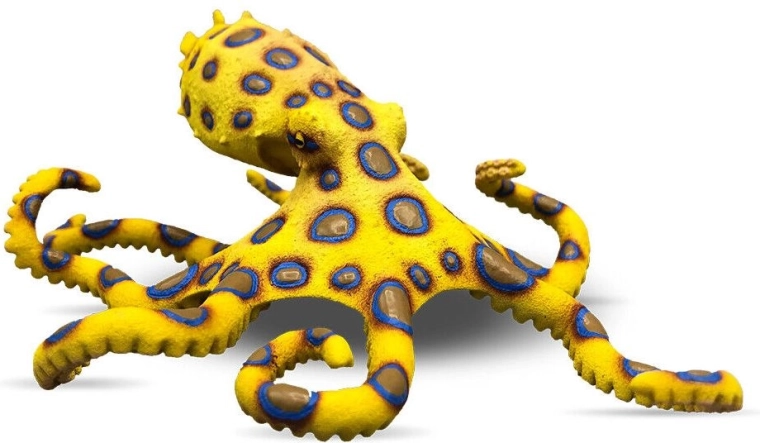 Bullyland Blue-Ringed Octopus Figurine