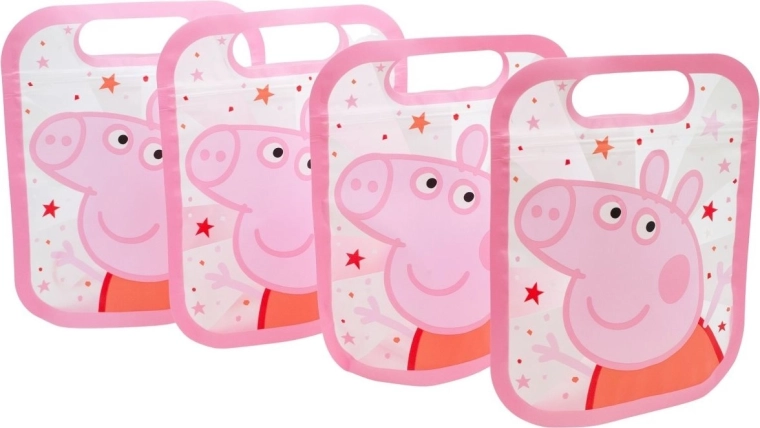Set of resealable PEPPA PIG bags – 4 pcs