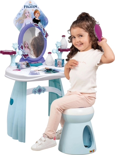 Безопасно овално огледало и удобно столче