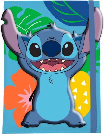 Lilo и Stitch премиум 3D тефтер A5 син