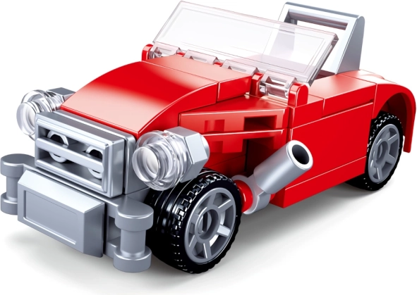 Sluban Red Convertible – building set