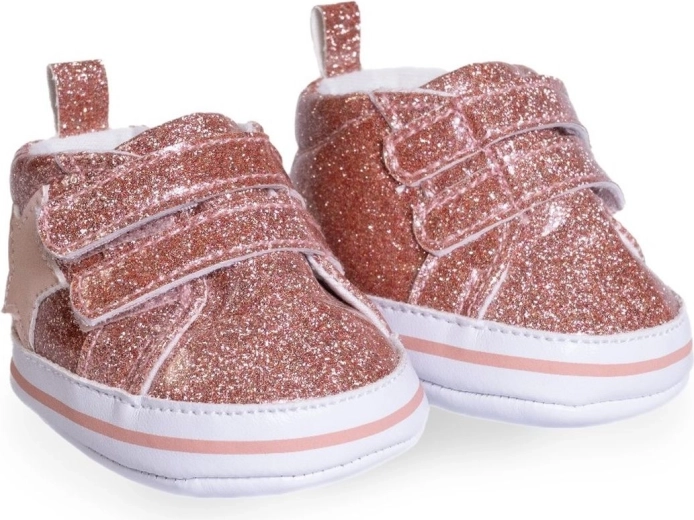 Antonio Juan Pink Glitter Sneakers for Dolls