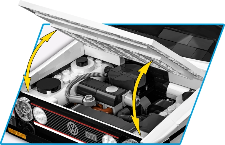 Opening parts and detailed engine