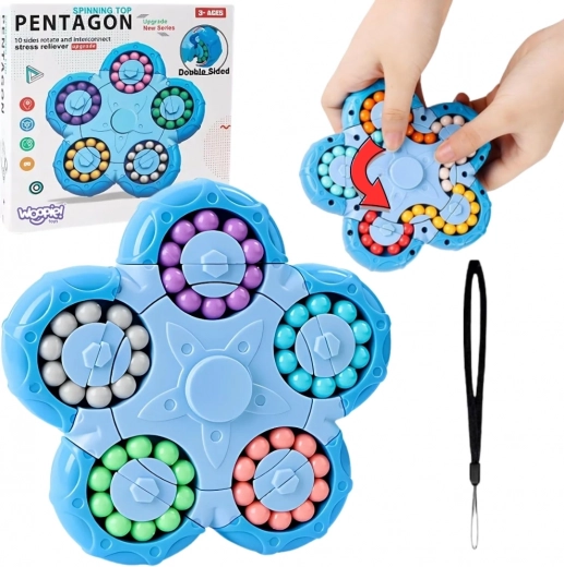 Woopie антистрес логическа игра Magic Beans Puzzle Pentagon