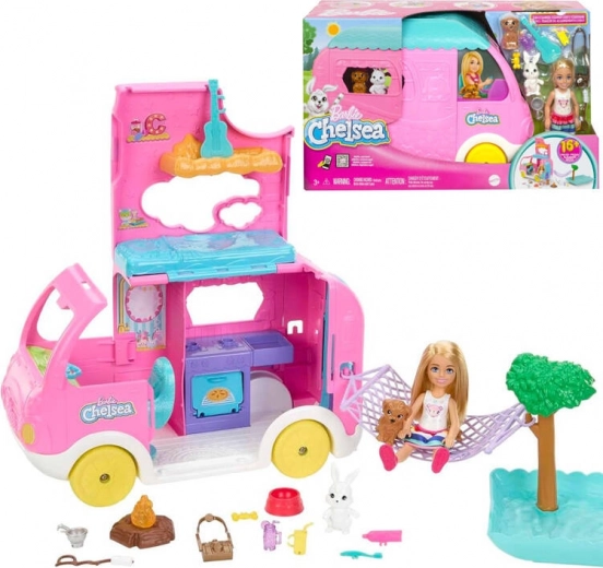 Къмпинг комплект Barbie Chelsea