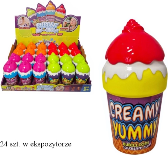 Ice-cream-shaped bubble maker