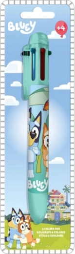 Химикалка с 6 цвята BLUEY