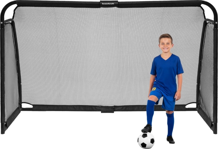 Bauerkraft Soccer Goal 300 × 200 × 90 cm, steel, black