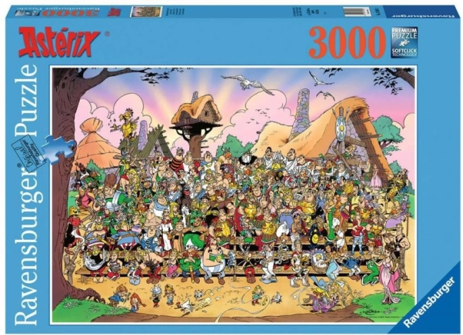Пъзел Ravensburger Астерикс и Обеликс: Семейна снимка 3000 части