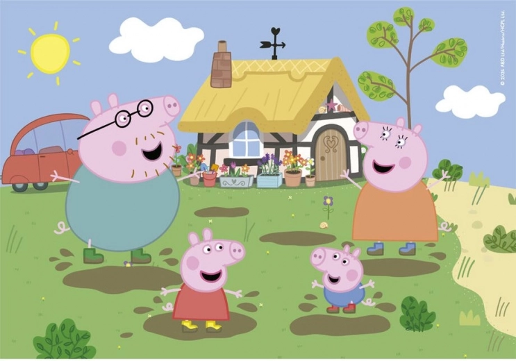 Пъзел CLEMENTONI Peppa Pig – Забавление в калта 30 части