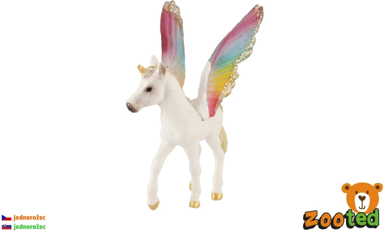 Unicorn with rainbow wings - 1 piece