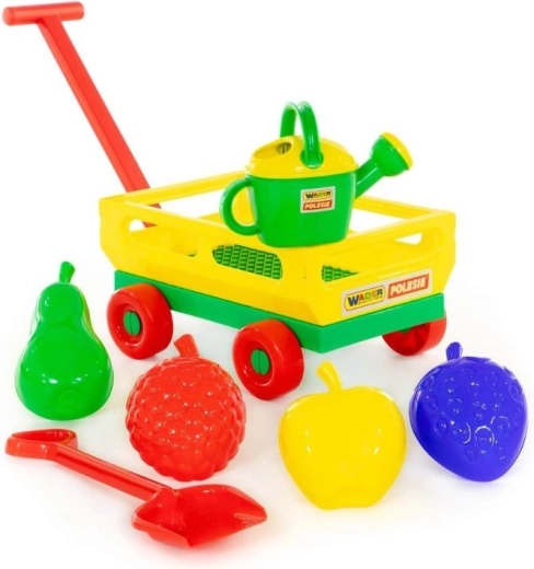 Garden wagon with accessories (7 pieces)