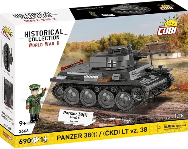 Конструктор танк Panzer 38(t) / LT vz. 38 2 в 1 – 690 части