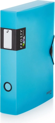 Box with Elastic Band A4 Maxi Opaline Blue