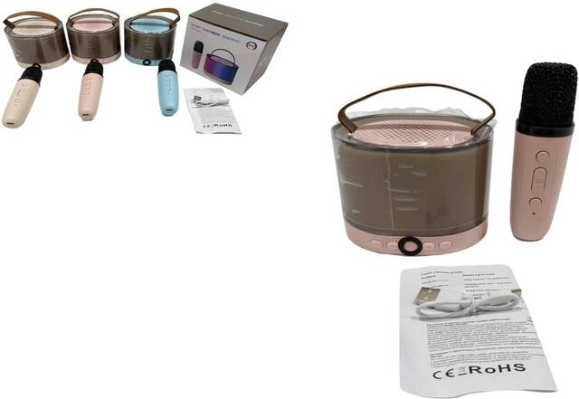 Gazelo Kids' Karaoke Set with Speaker and Microphone