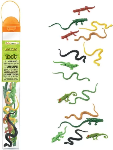 Safari Ltd. Toobs Reptiles Tube – reptile figurines - 1 piece