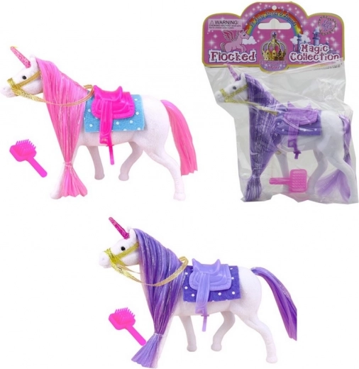 Unicorn with Brush and Saddle
