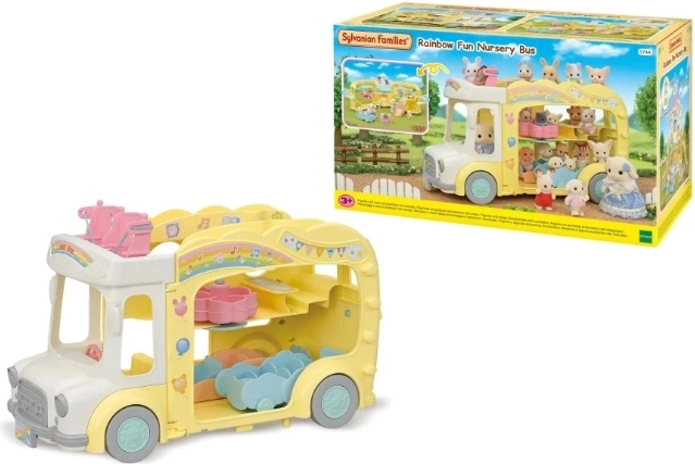 Sylvanian Families Rainbow Nursery Bus