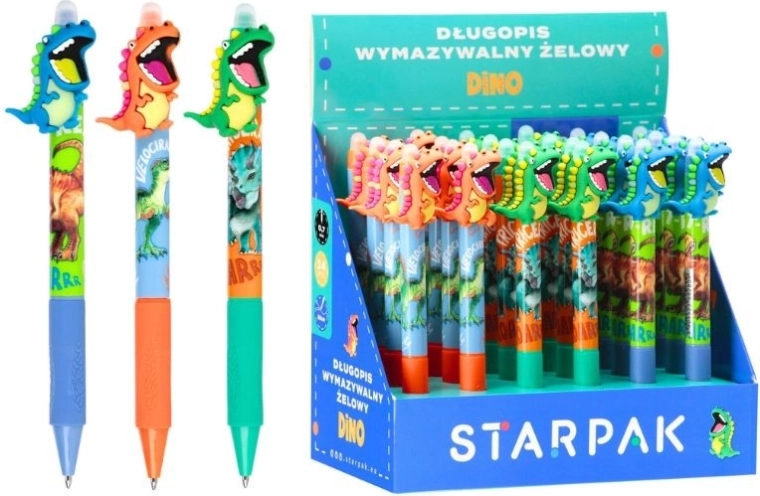 Erasable gel pen Dino - 1 piece